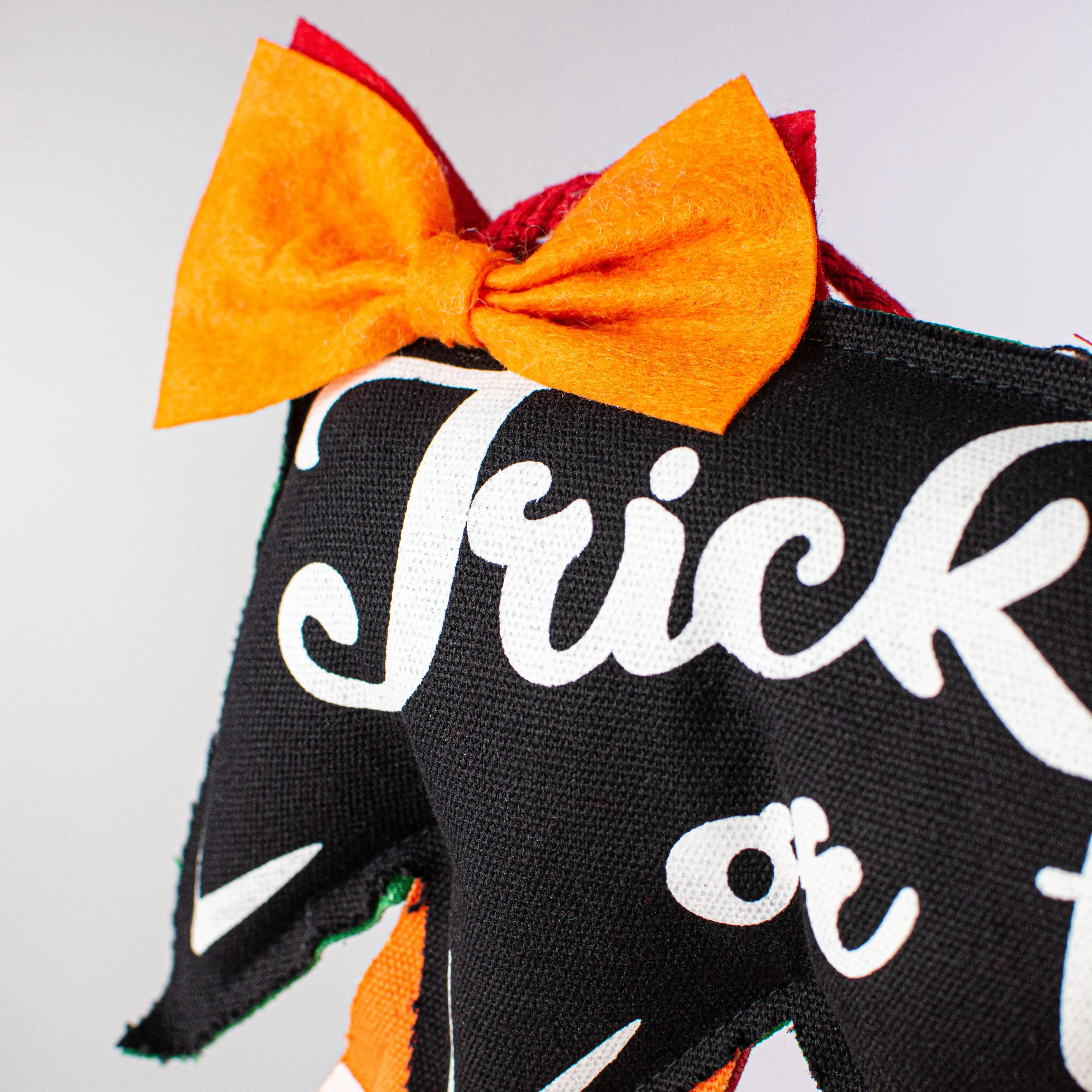 18" Double Sided Fabric Elf-Witch Legs Sign