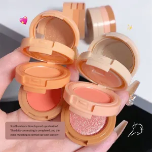 3 in 1 Hudamoji Pearly Blush & Highlighter Kit