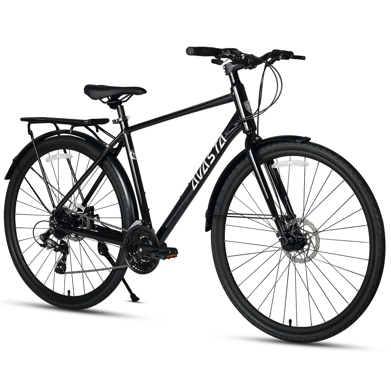 700C Hybrid Bike with 24 Speed for Men-Uranus