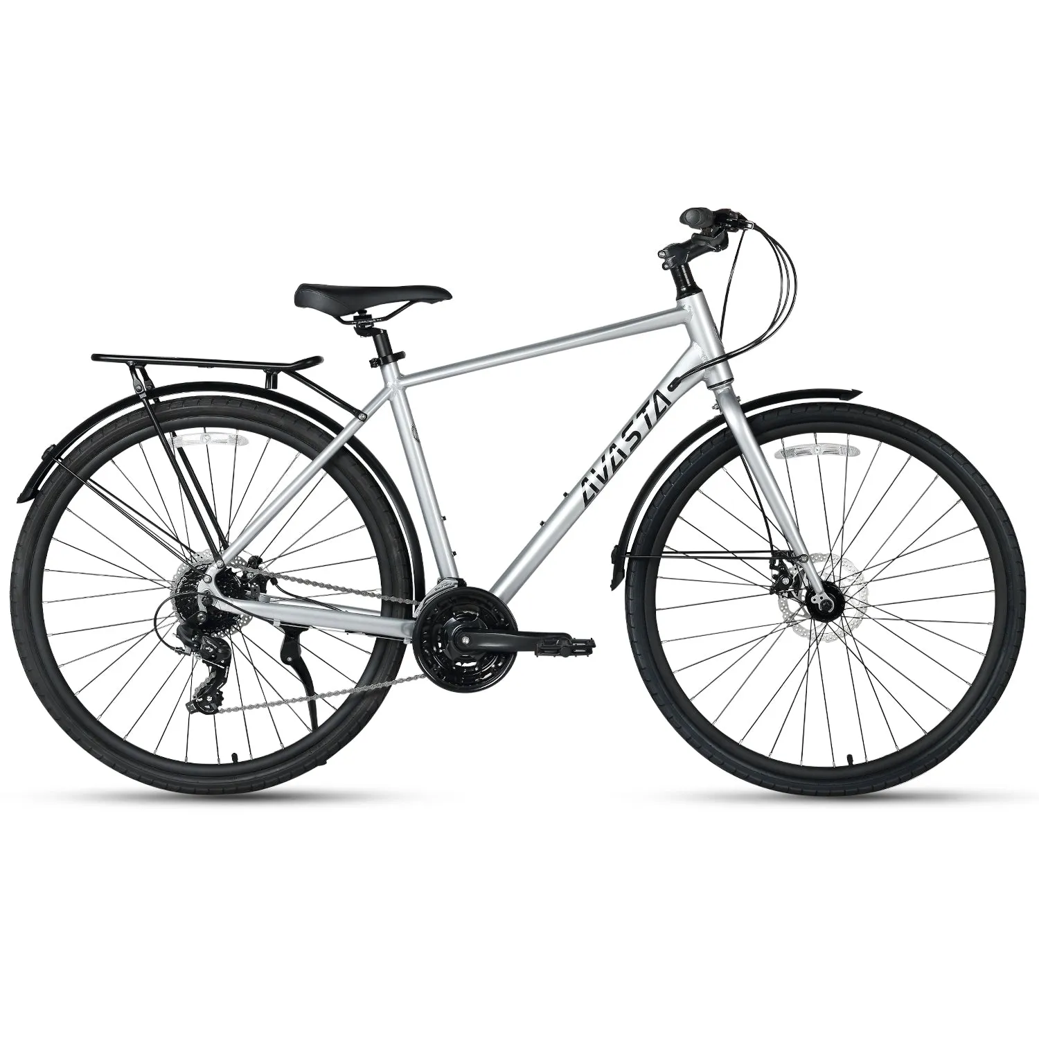 700C Hybrid Bike with 24 Speed for Men-Uranus