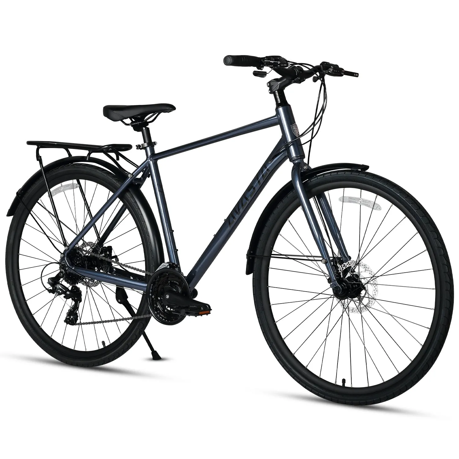 700C Hybrid Bike with 24 Speed for Men-Uranus