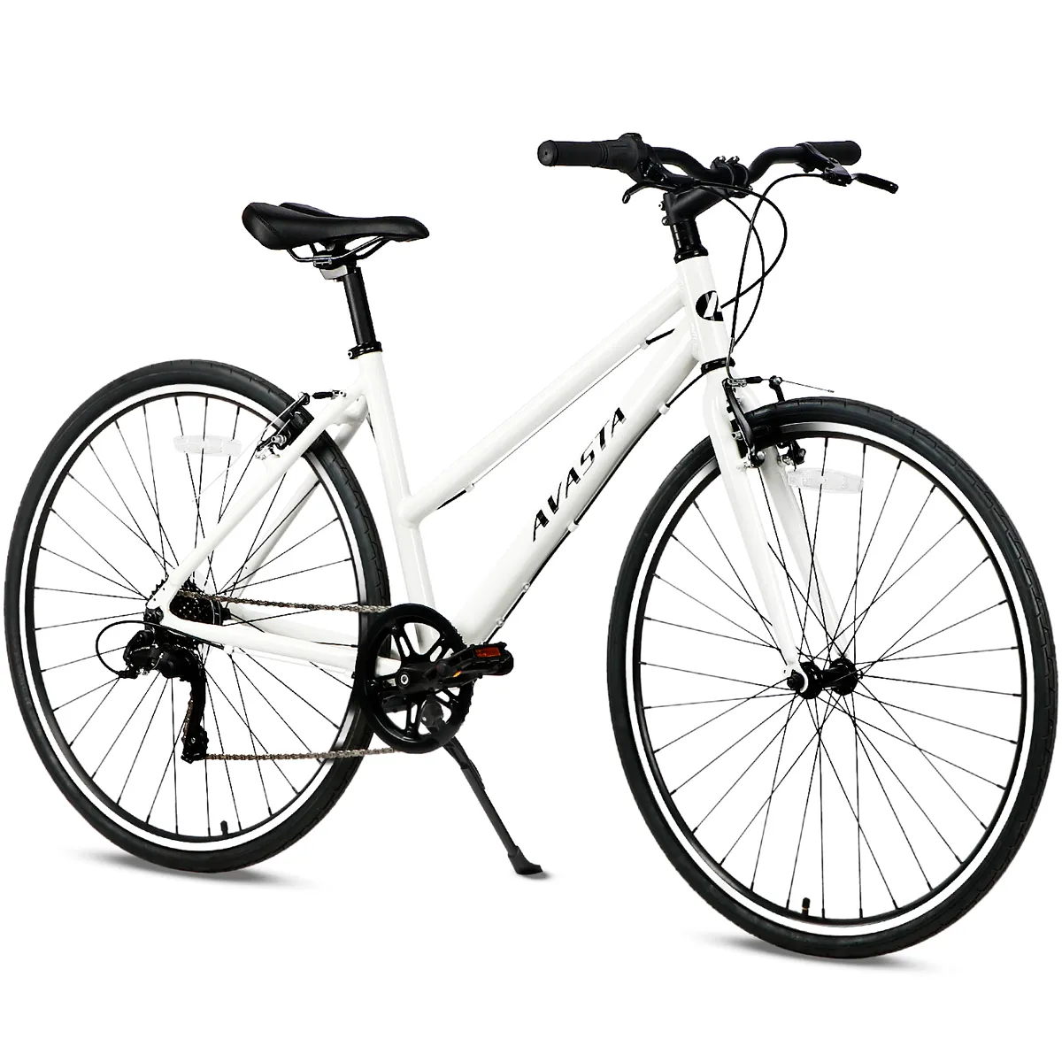 700C  Hybrid Bike with 7 Speed for Women-Populus