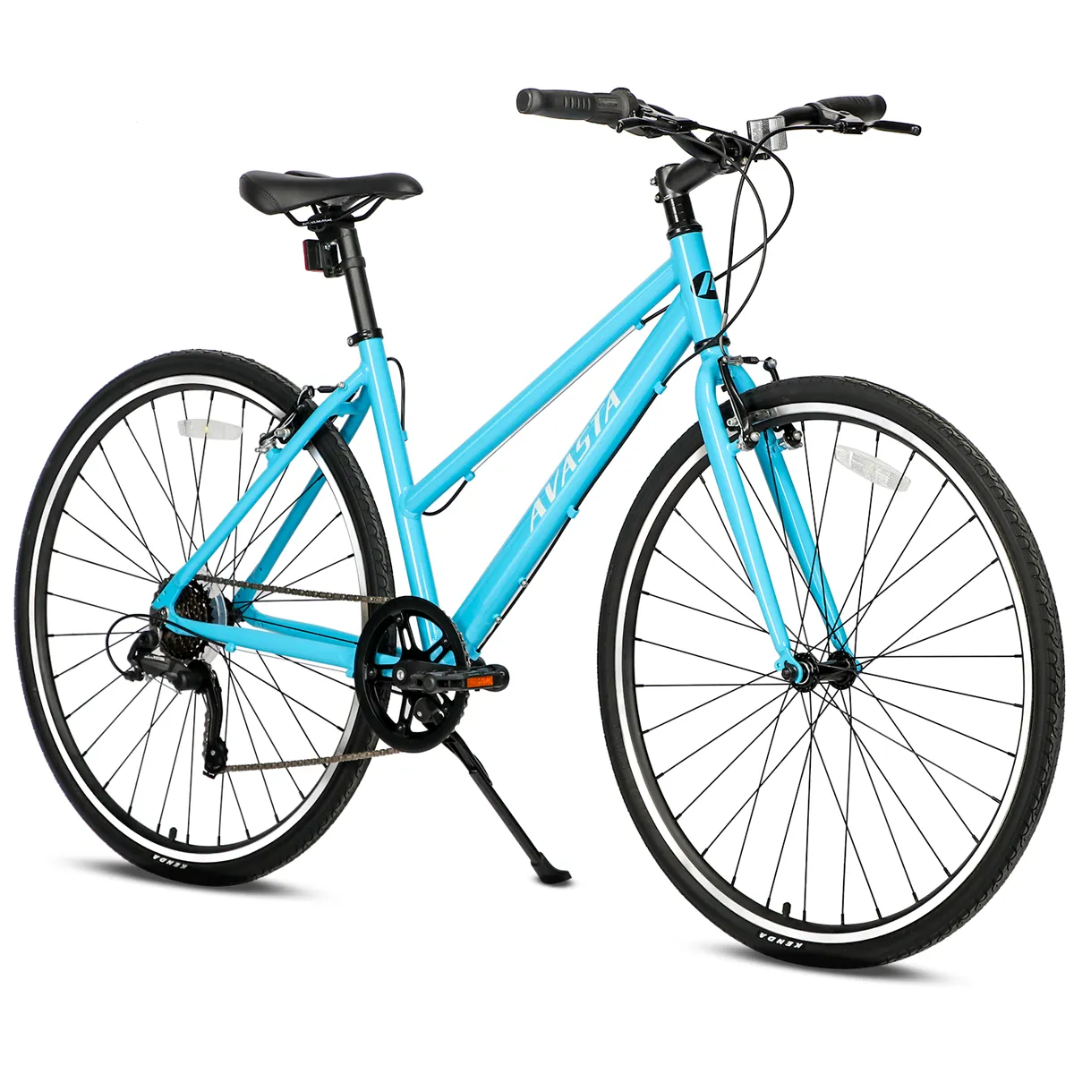 700C  Hybrid Bike with 7 Speed for Women-Populus