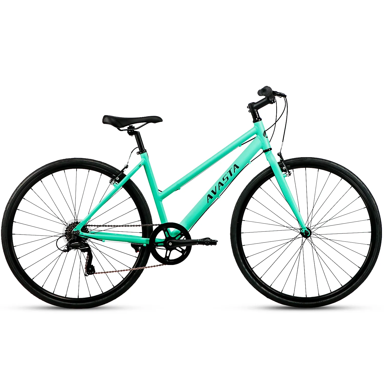700C  Hybrid Bike with 7 Speed for Women-Populus