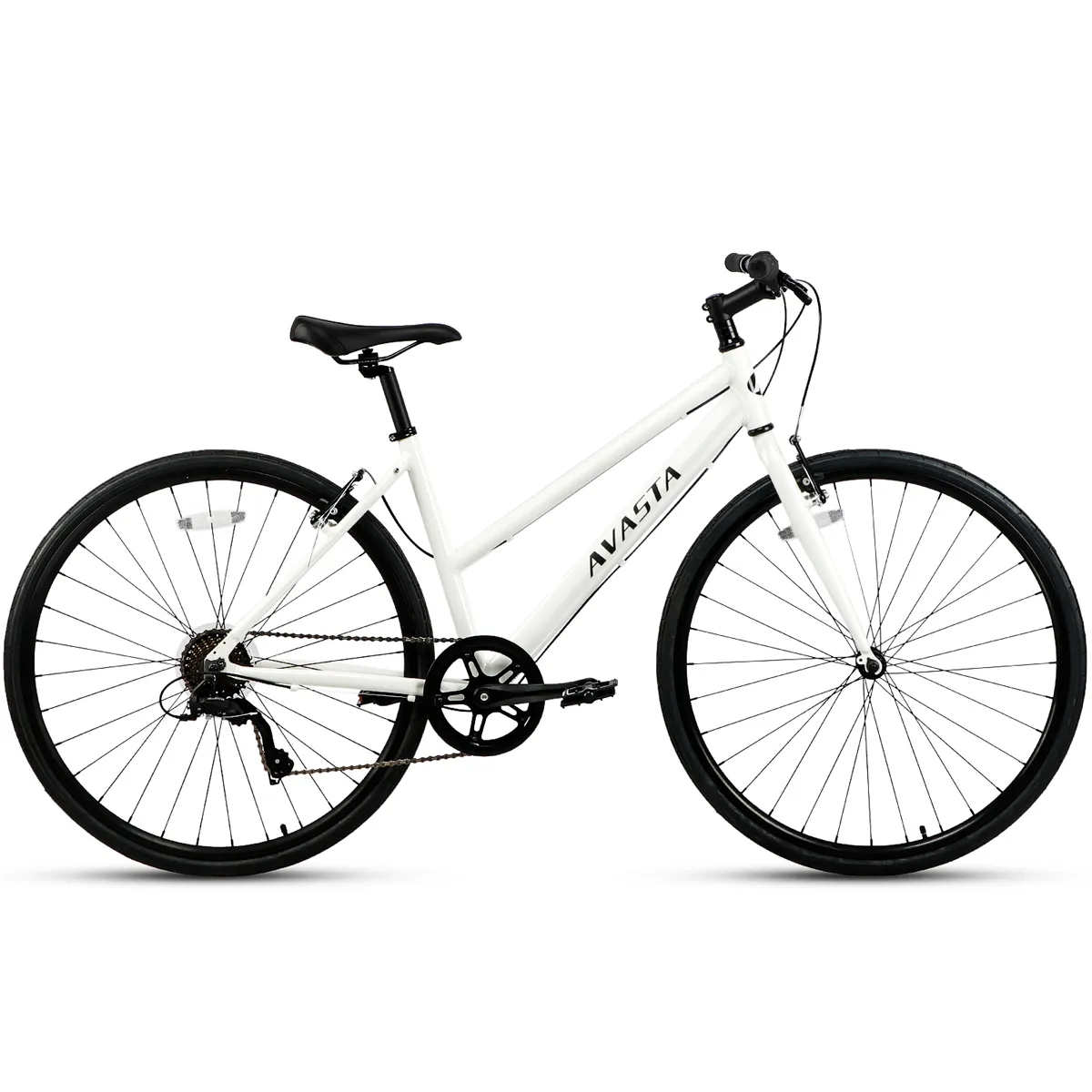 700C  Hybrid Bike with 7 Speed for Women-Populus