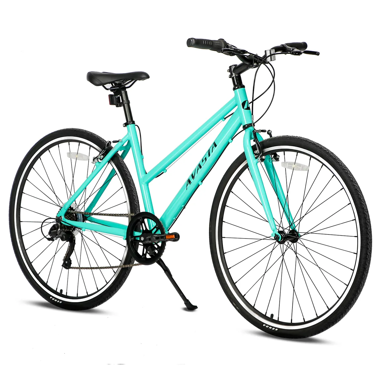 700C  Hybrid Bike with 7 Speed for Women-Populus