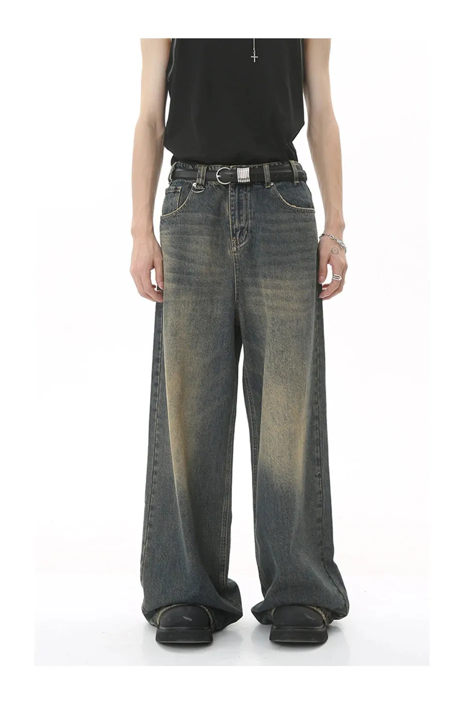 90's Wash Baggy Jeans