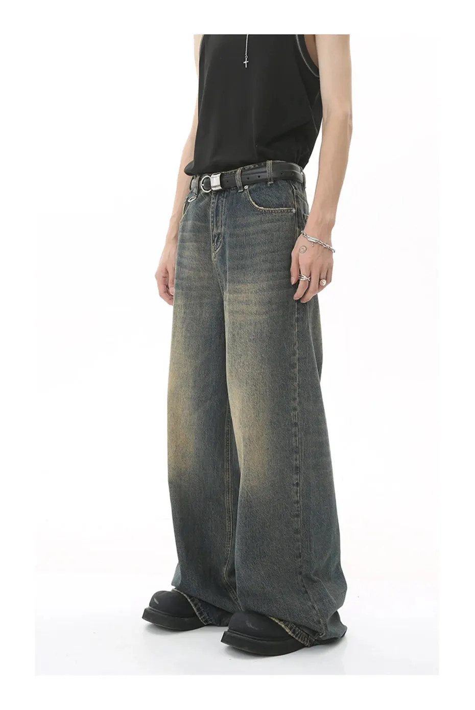 90's Wash Baggy Jeans
