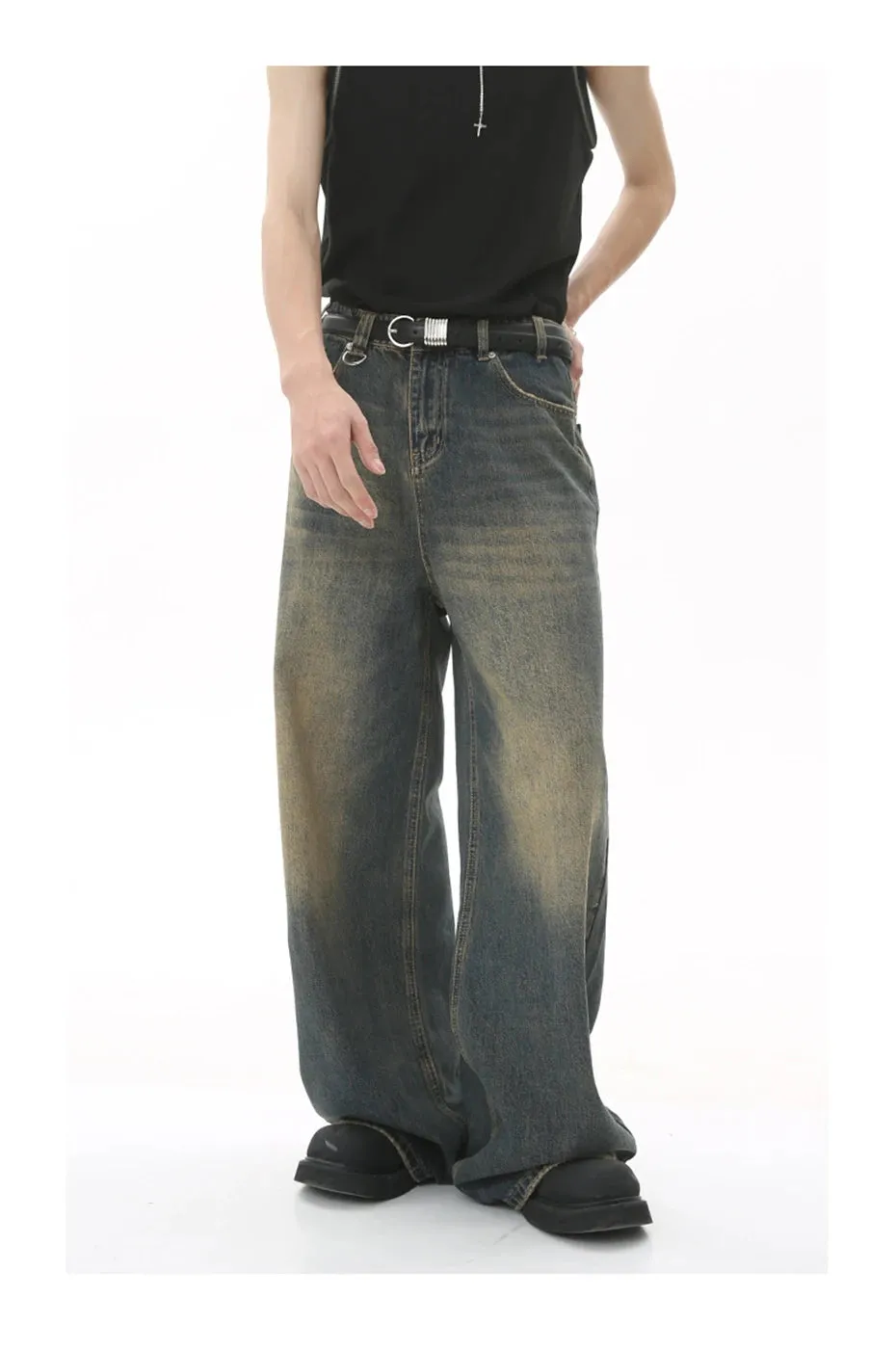 90's Wash Baggy Jeans