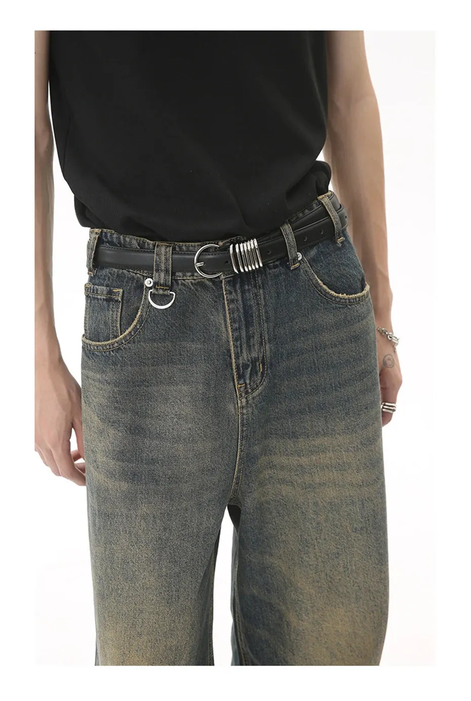 90's Wash Baggy Jeans