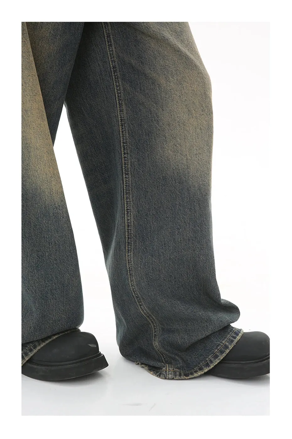 90's Wash Baggy Jeans