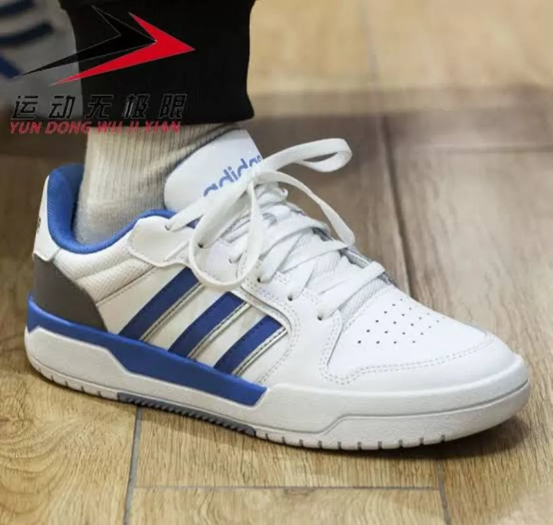 ADIDAS Neo Shoes Skate White Blue Shoes First Copy Shoes