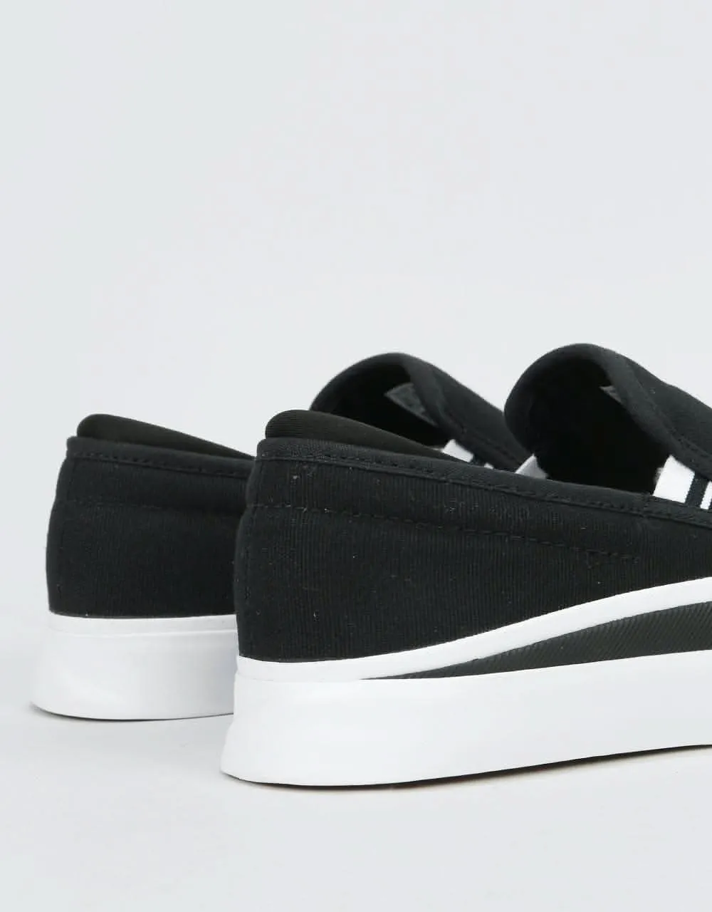 adidas Sabalo Slip Skate Shoes - Core Black/White/Core Black