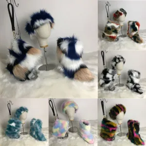 Adult Faux Fur Headband/Boots/Bag set 3pcs (SE8018)