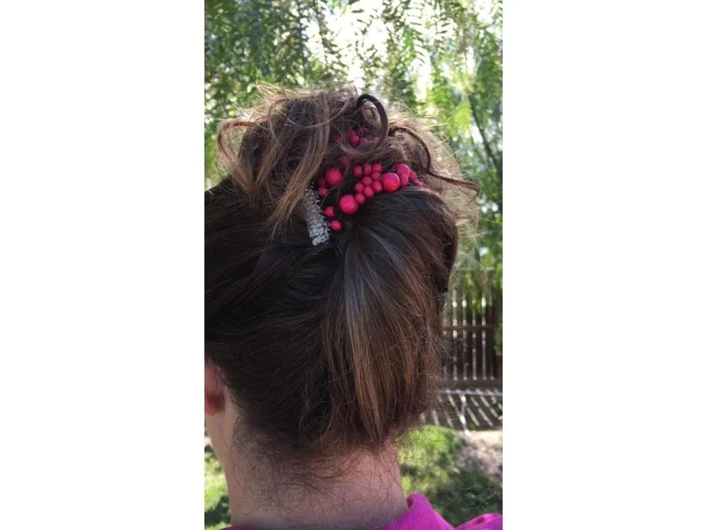 African Butterfly Wire Hair Clip - 7 Tong 503