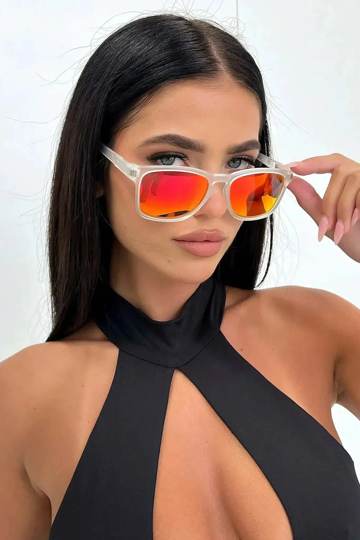 Alba Red Sunglasses – UV Protection Eyewear for Stylish Look