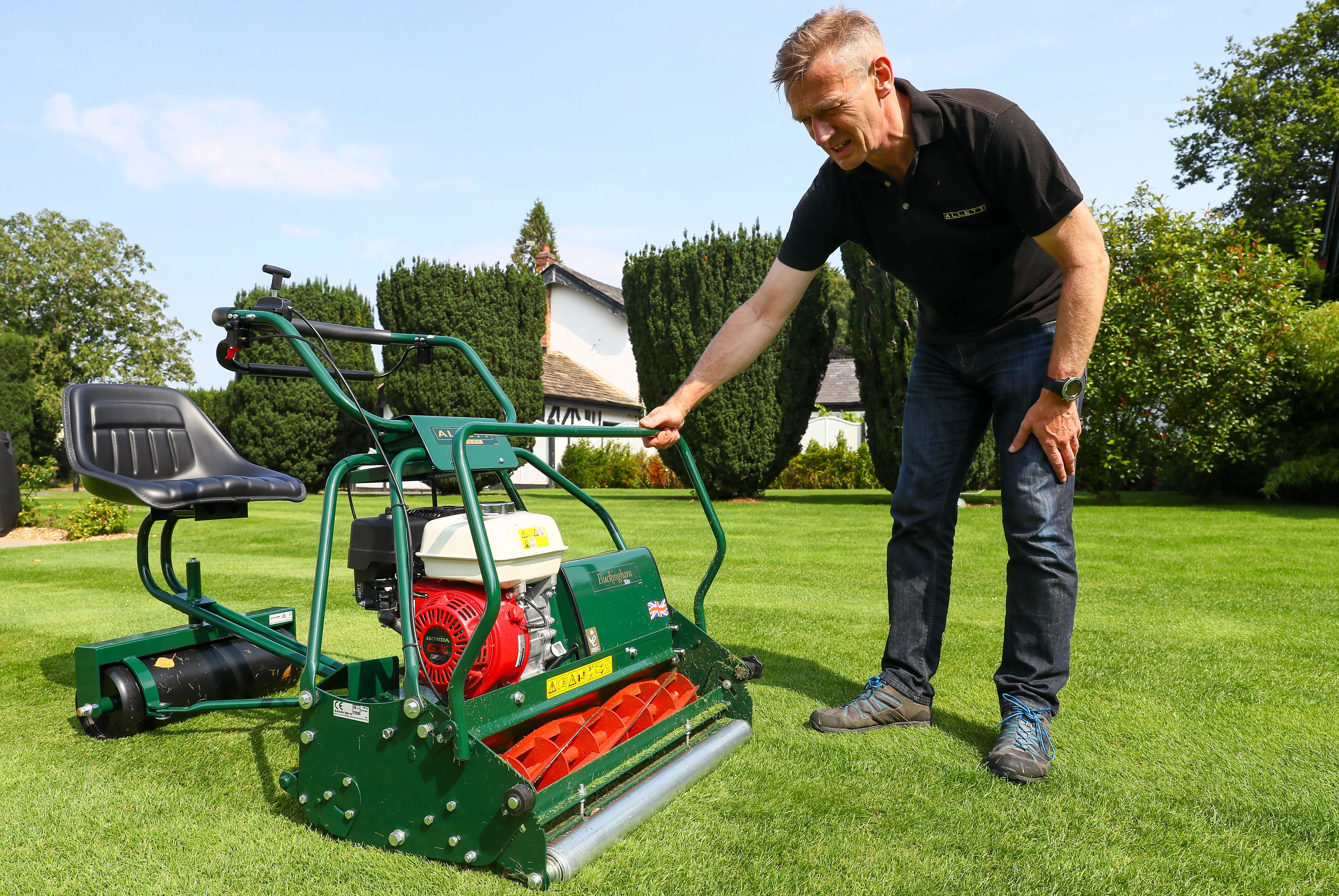 Allett Buckingham 30H Petrol Cylinder Mower