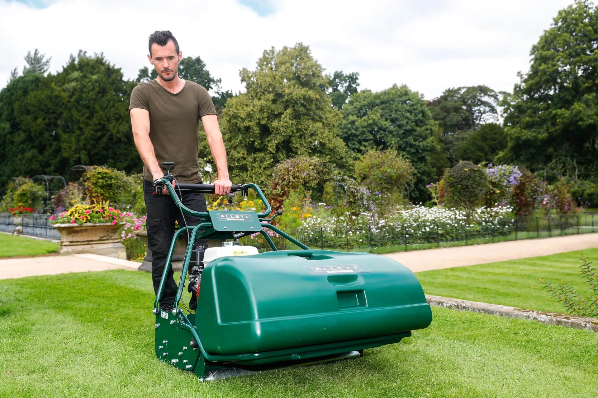 Allett Buckingham Petrol Reel Cylinder Mower