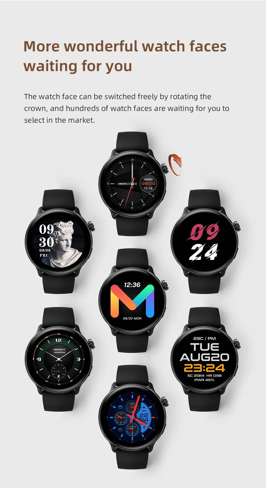 AMOELD Screen | Mibro Lite 2 Smart Watch