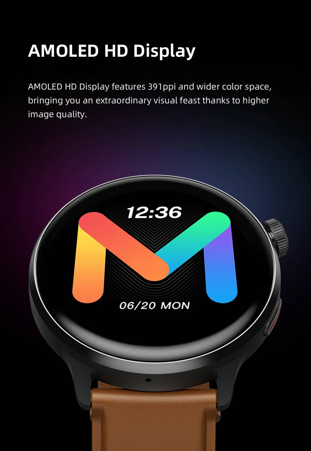 AMOELD Screen | Mibro Lite 2 Smart Watch