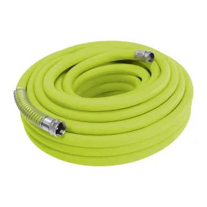 Aqua Joe AJPGH50-SJG Hybrid Polymer FLEX Kink Free | 5/8 Inch | 50 Ft (Green)