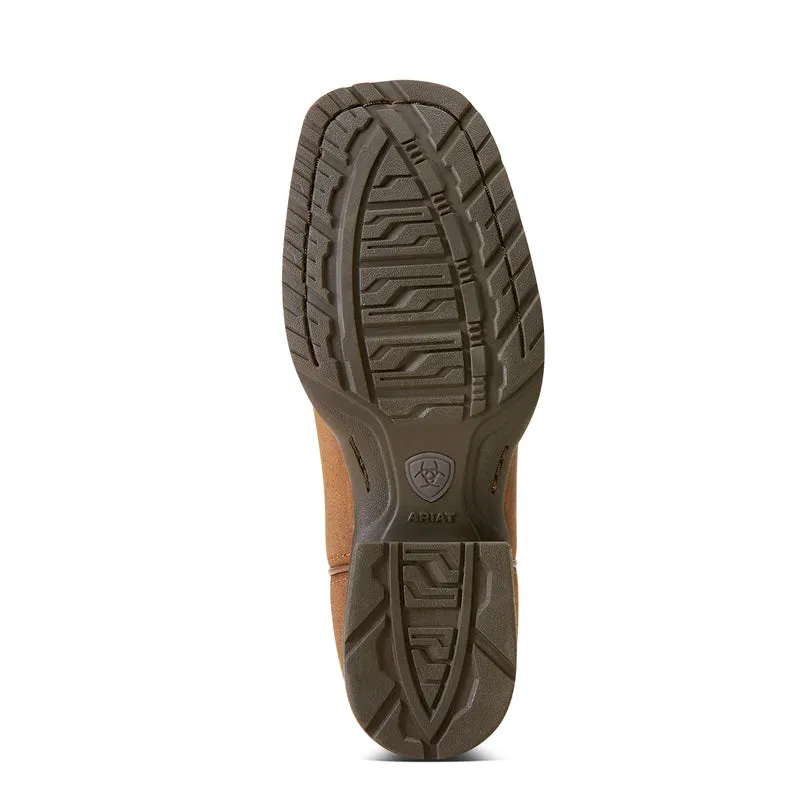 'Ariat' Youth 8.5" Hybrid Rancher Western Square Toe - Distressed Tan