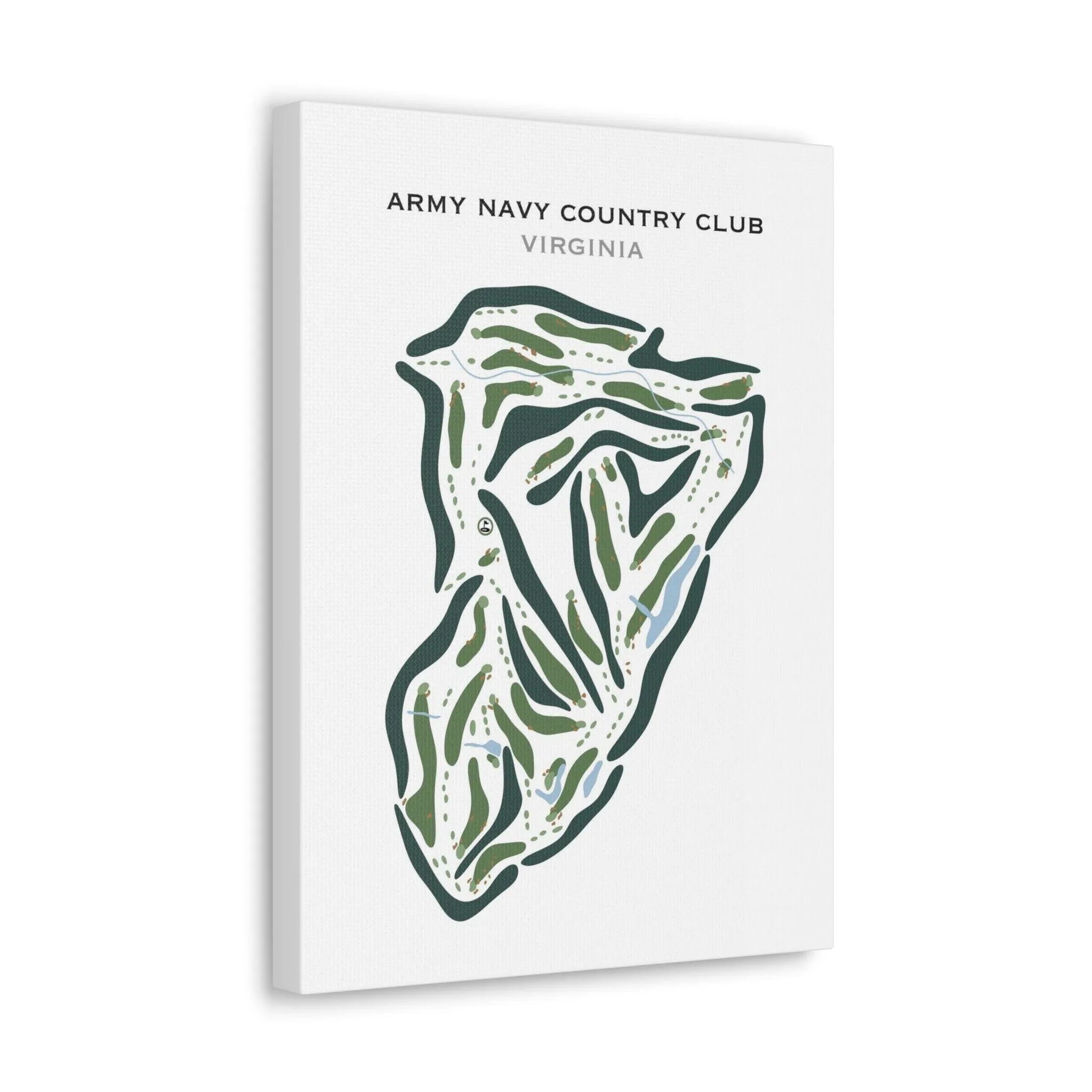Army Navy Country Club, Arlington, Virginia - Printed Golf Courses