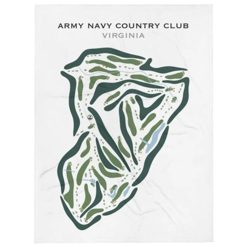 Army Navy Country Club, Arlington, Virginia - Printed Golf Courses