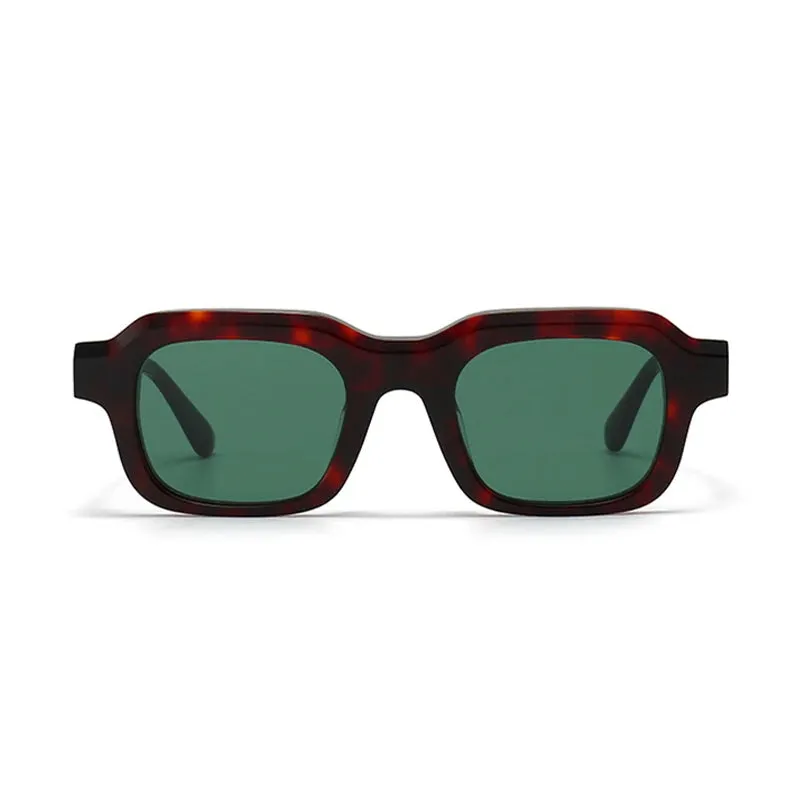 Black Mask Men's Full Rim Square Acetate Sunglasses 402450