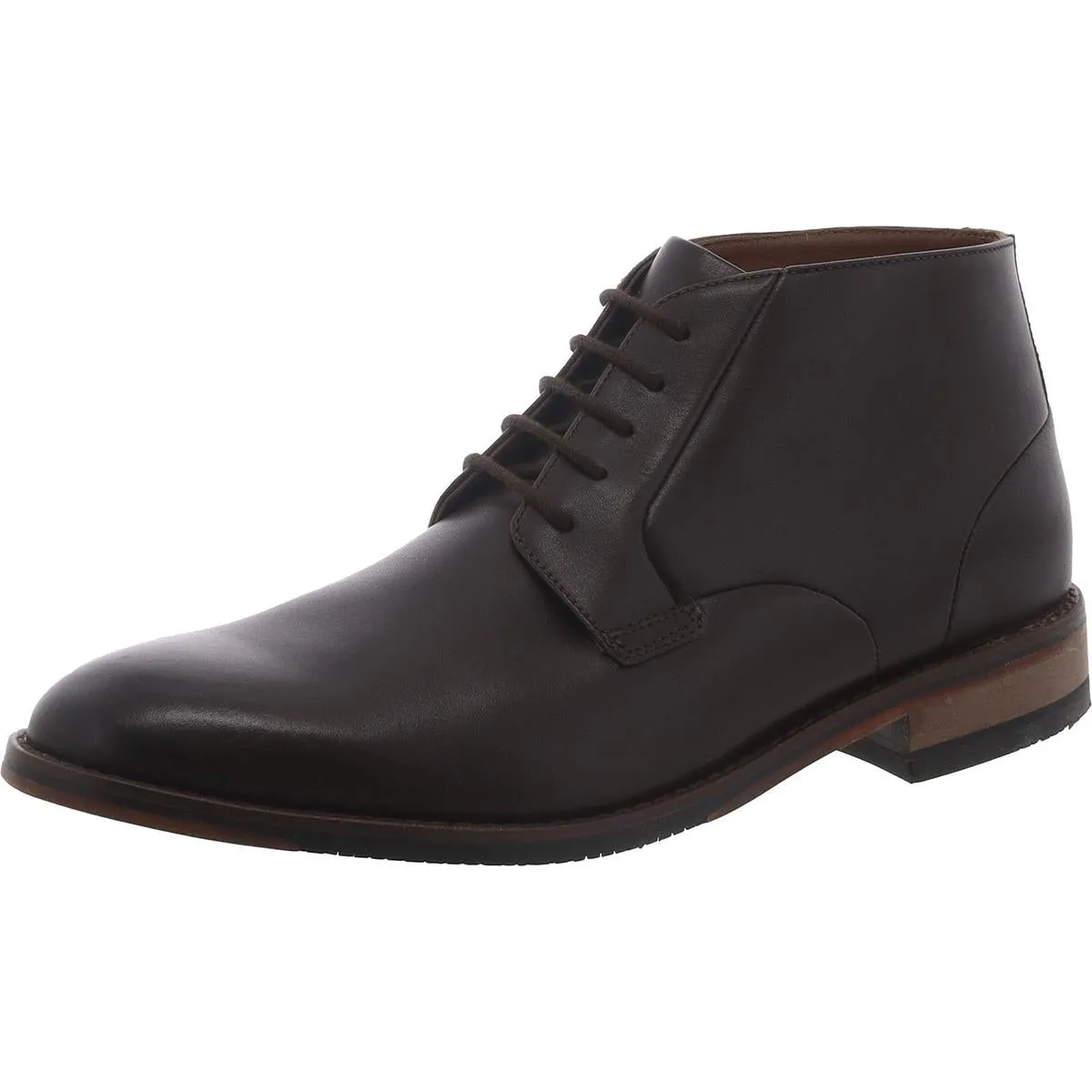 Bostonian Mens Treymore Mid Leather Lace-Up Derby Shoes