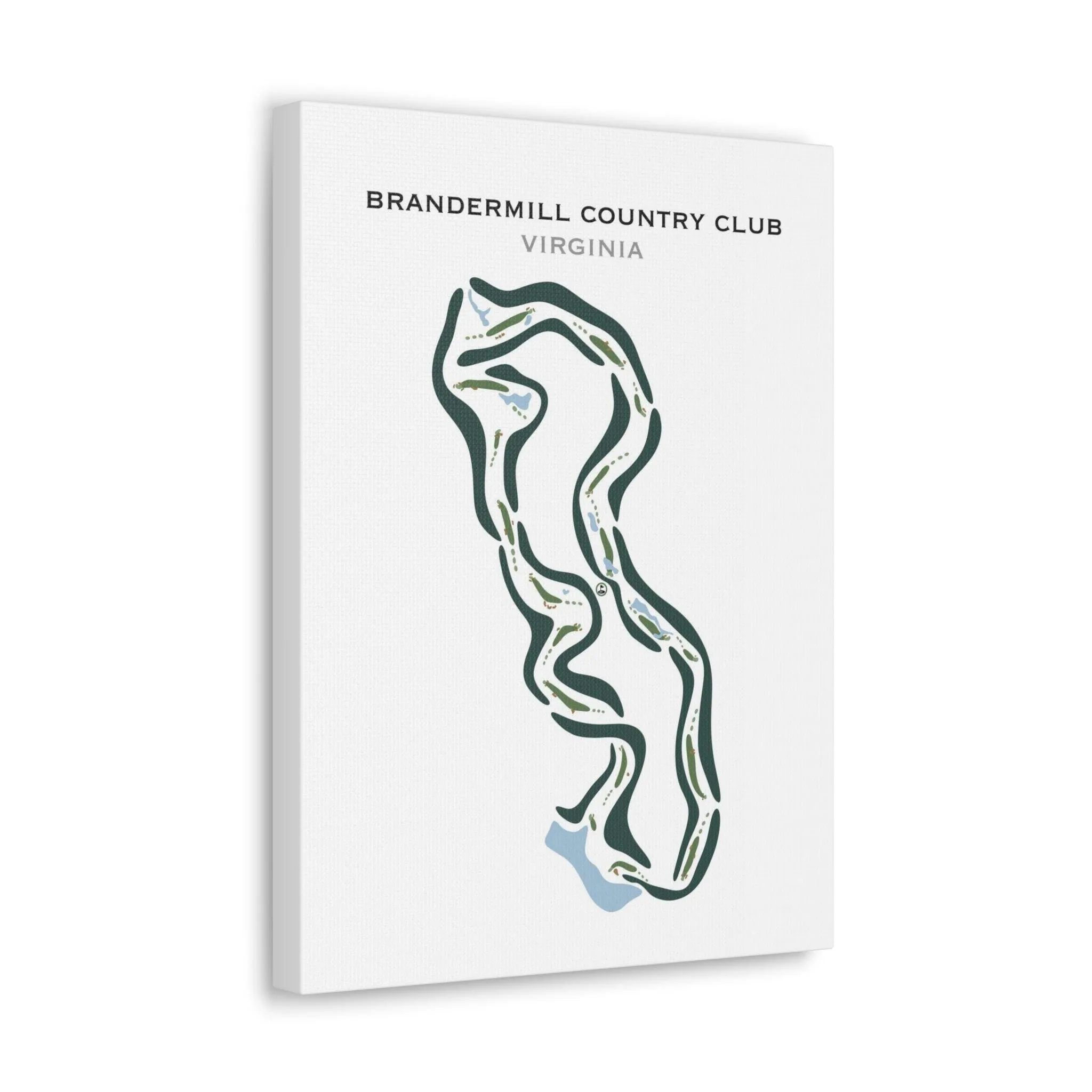 Brandermill Country Club, Virginia - Printed Golf Courses