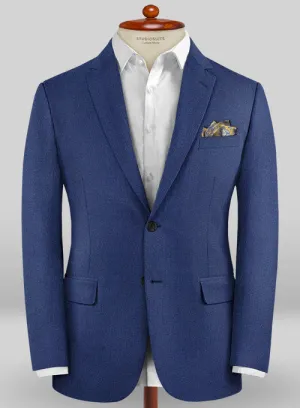 Caccioppoli Sun Dream Royal Blue Wool Silk Jacket