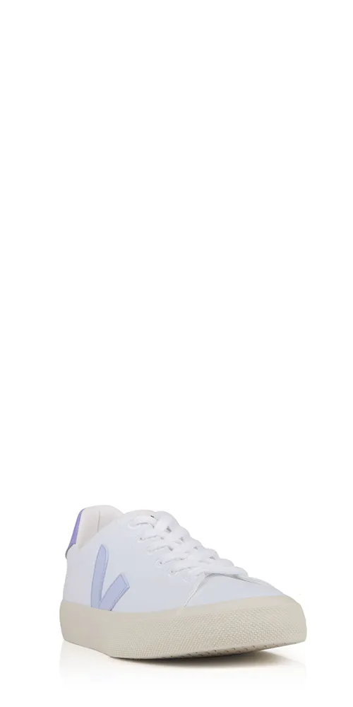 Campo Canvas Sneakers White Swan Lavande