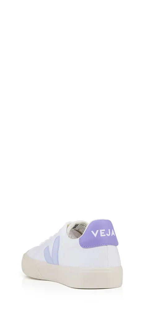 Campo Canvas Sneakers White Swan Lavande