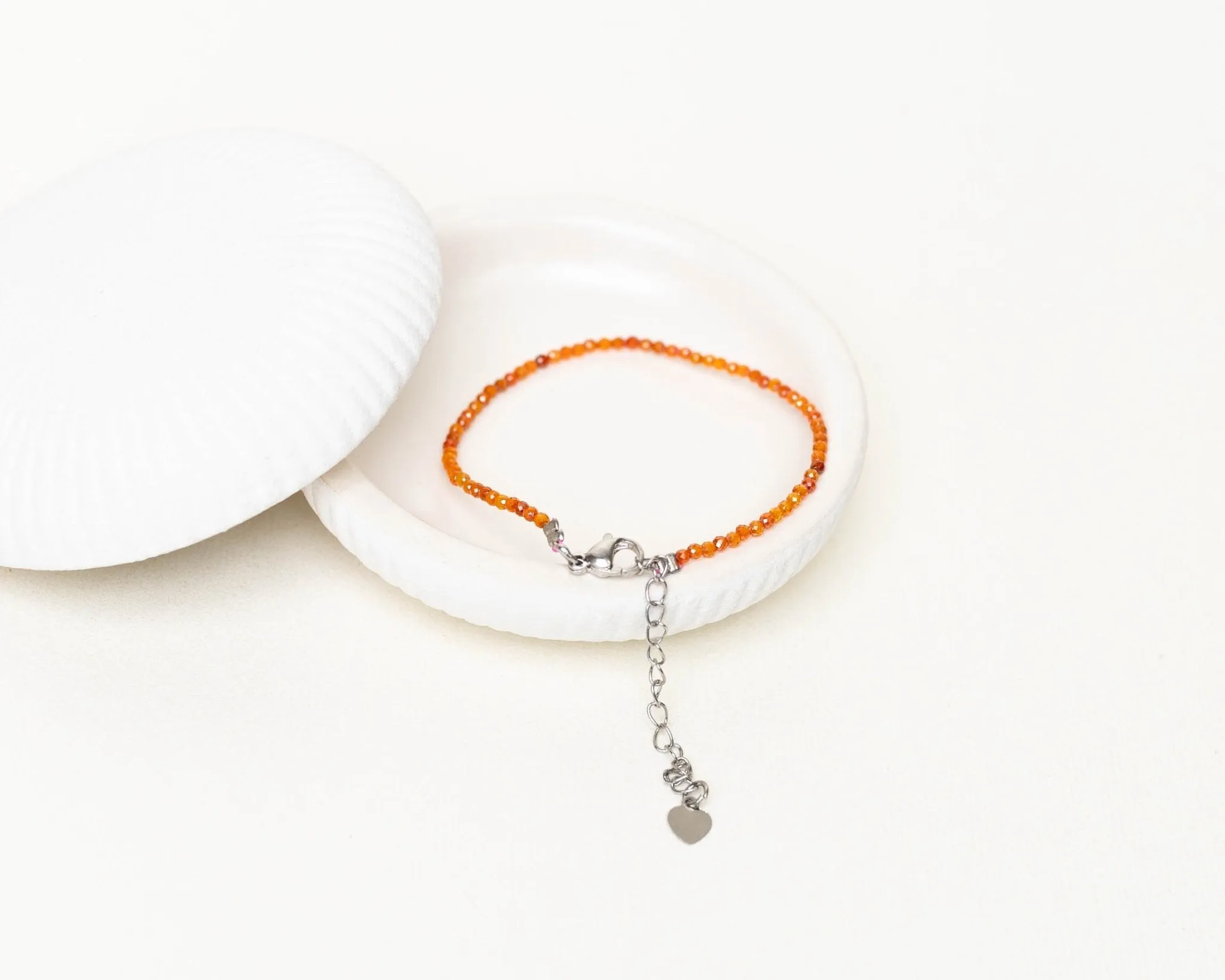 Carnelian Faceted Bracelet
