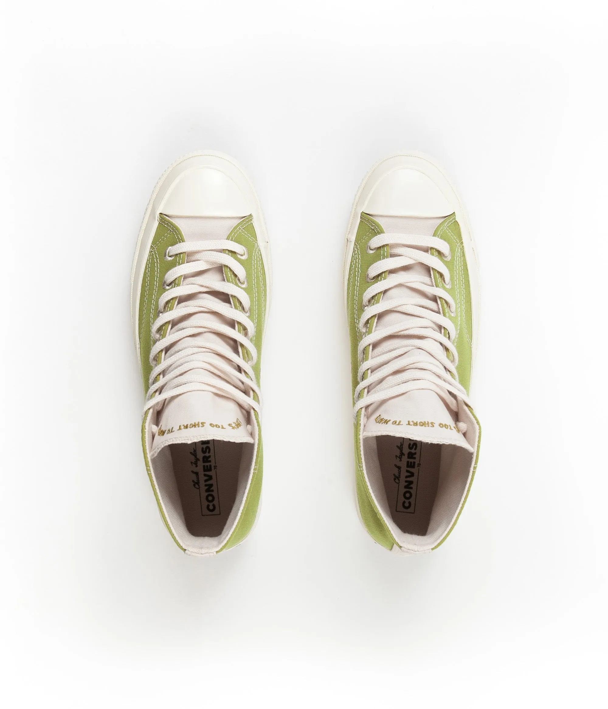 Converse CTAS 70's Hi Renew Shoes - Moss / Natural / Black