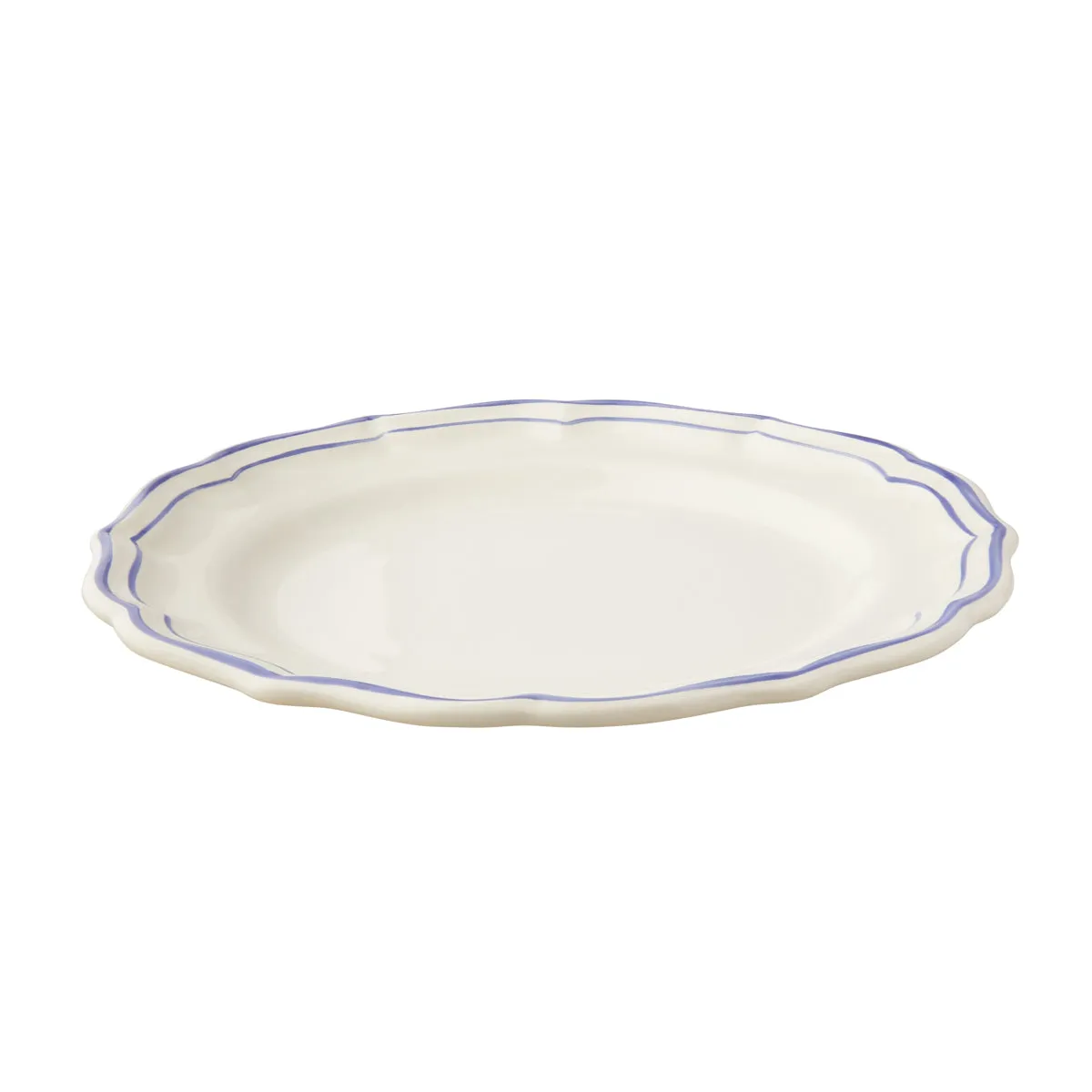 Dessert Plate Blue Nets 22cm