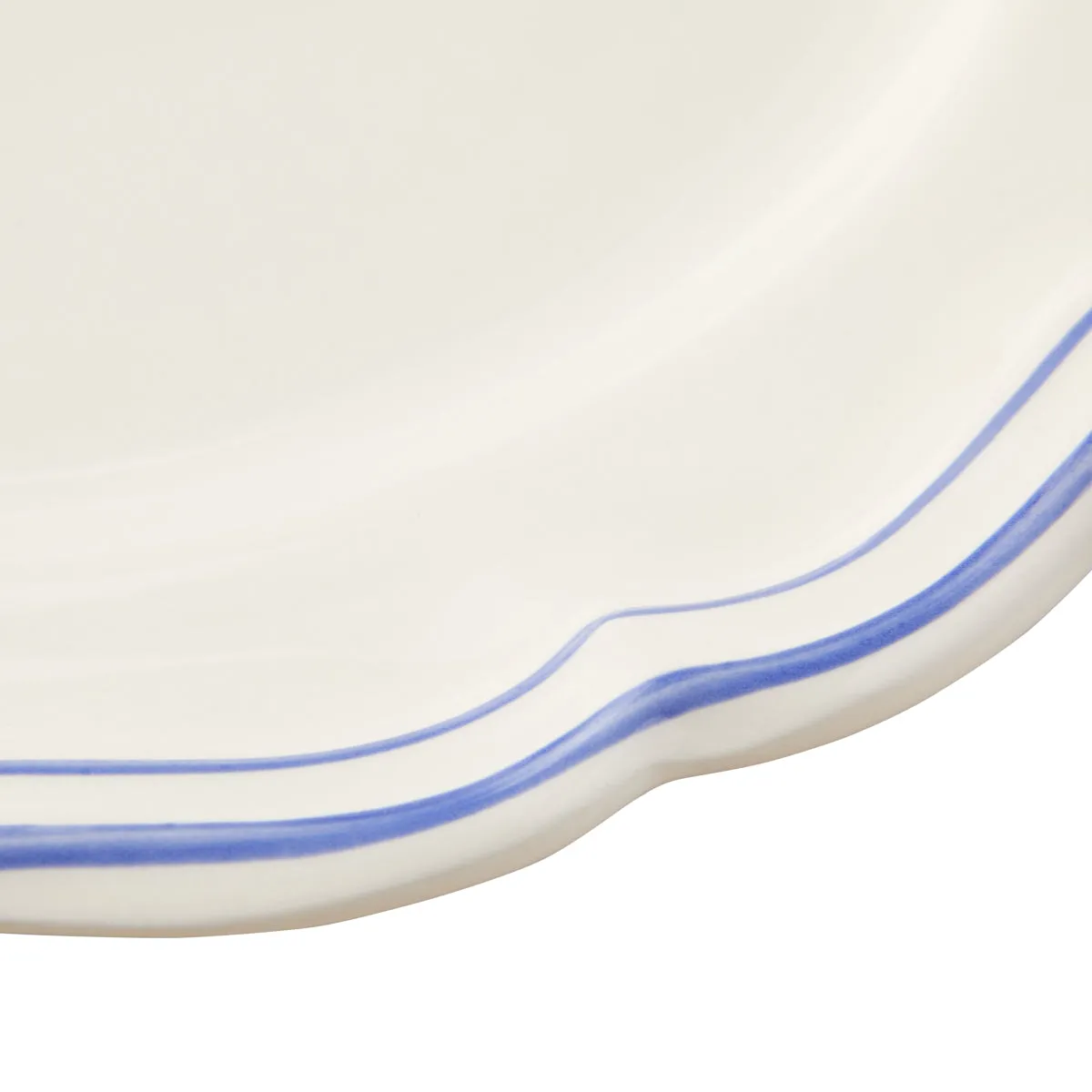 Dessert Plate Blue Nets 22cm