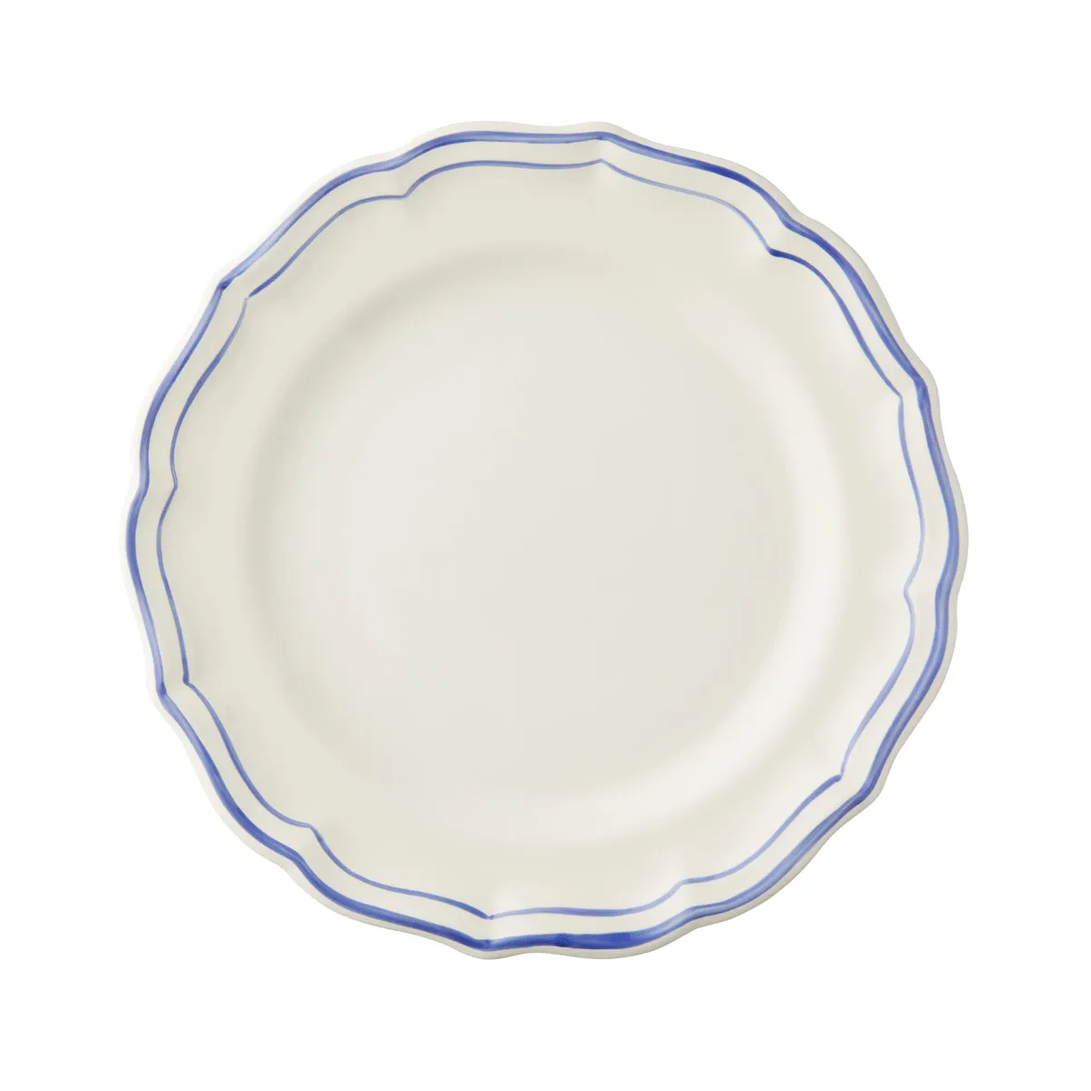 Dessert Plate Blue Nets 22cm