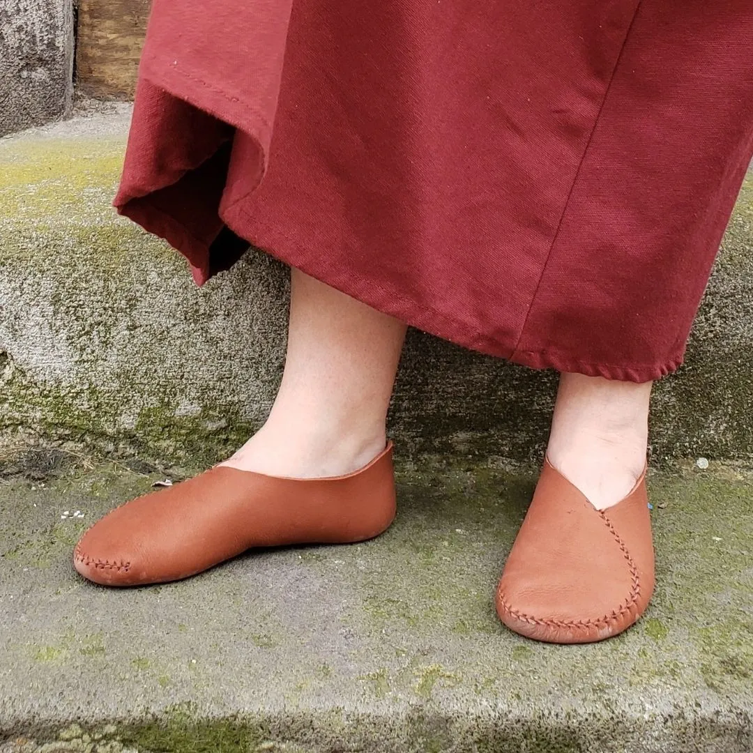 DIY Heart Moccasins Complete Kit with Guide, Leather, and Tools