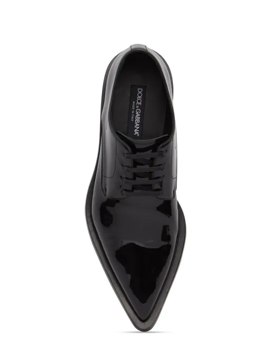 Dolce&amp;Gabbana   Achille patent leather derby shoes 