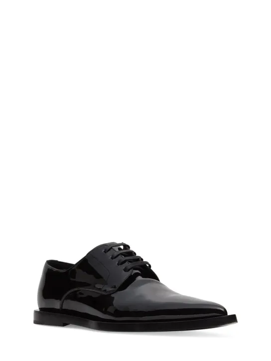Dolce&amp;Gabbana   Achille patent leather derby shoes 