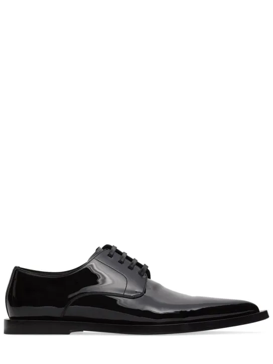 Dolce&amp;Gabbana   Achille patent leather derby shoes 