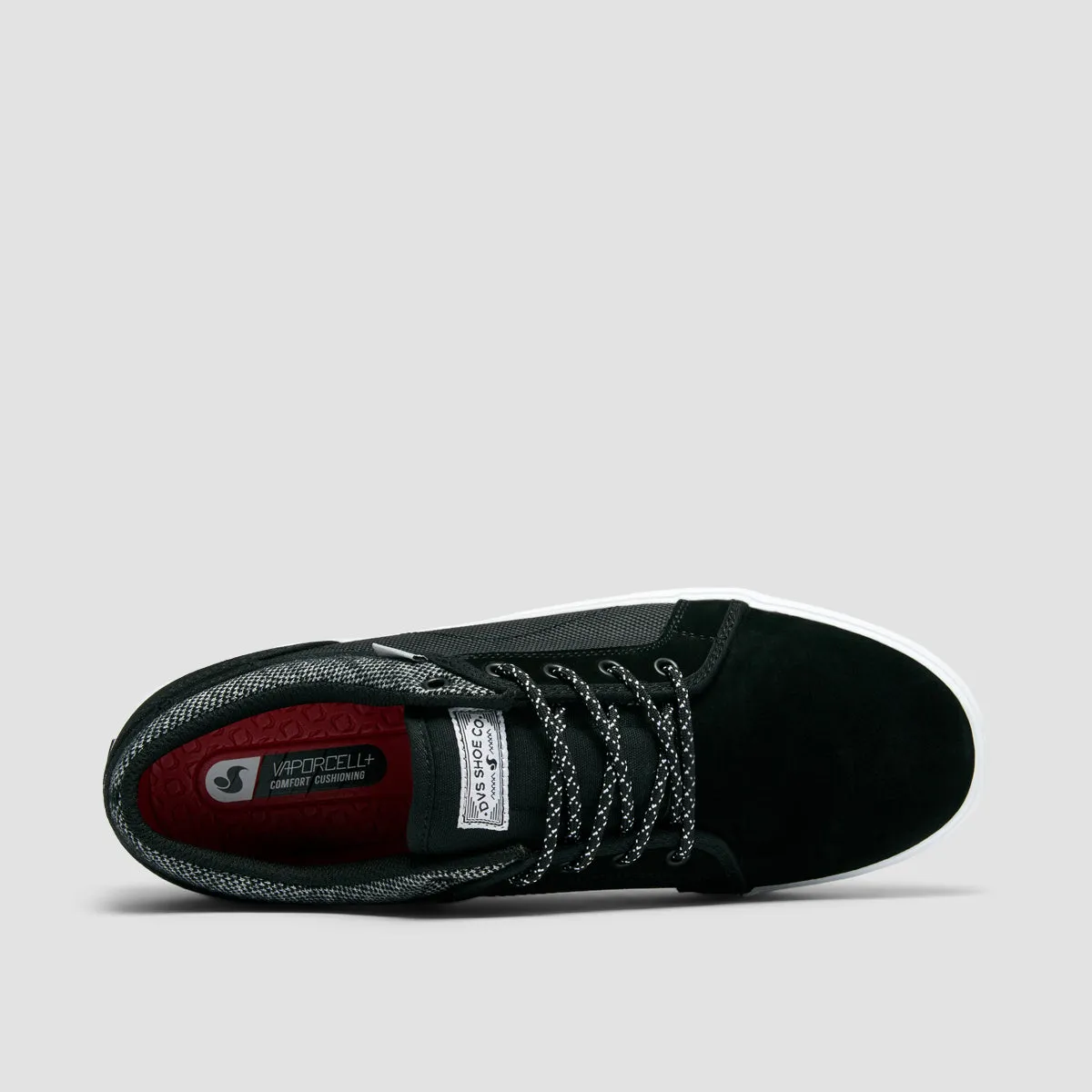 DVS Aversa  Shoes - Black/White Suede