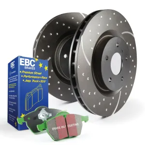 EBC Brakes S10KF1216 S10 Kits Greenstuff 2000 and GD Rotors