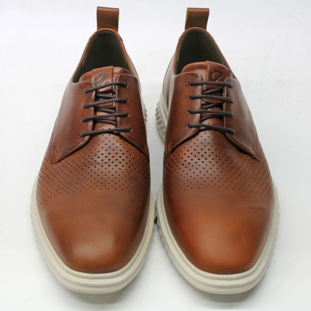 Ecco Mens Shoes St 1 Hybrid Lite 837254 Casual Smart Lace-Up Leather - UK 10