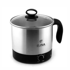 Elina 600W Multi Purpose Kettle, 1.5L, Silver
