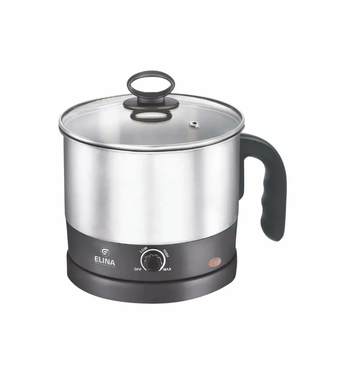Elina 600W Multi Purpose Kettle, 1.5L, Silver