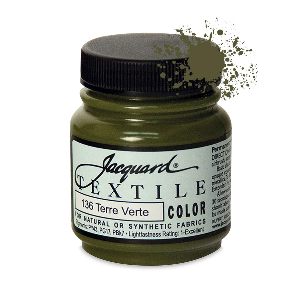 Fabric Paint, Textile Color, Jacquard, 2.25oz