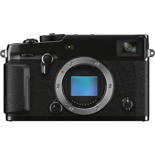 Fujifilm X-Pro3 Mirrorless Camera (Body Only, Black)   SanDisk 64GB Ultra SDXC Memory Card, V-Shaped Flash Bracket With 3 Cold Shoes, 2X Replacement Batteries &amp; Much More